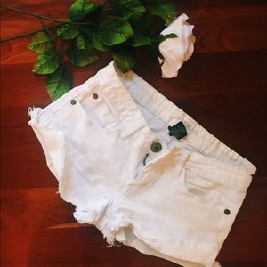 White jean shorts - South Pole